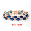 Women's Geometric Copper Bracelet With Zircon Inlay And Electroplated Finish Fashion Jewelry Wholesale