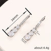 Women's Geometric Copper Earrings Fashionable Highend Style