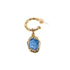 Women's Geometric Copper Earrings With Gold Plating And Drip Oil Finish 925 Silver Ear Posts Elegant Fashion Jewelry