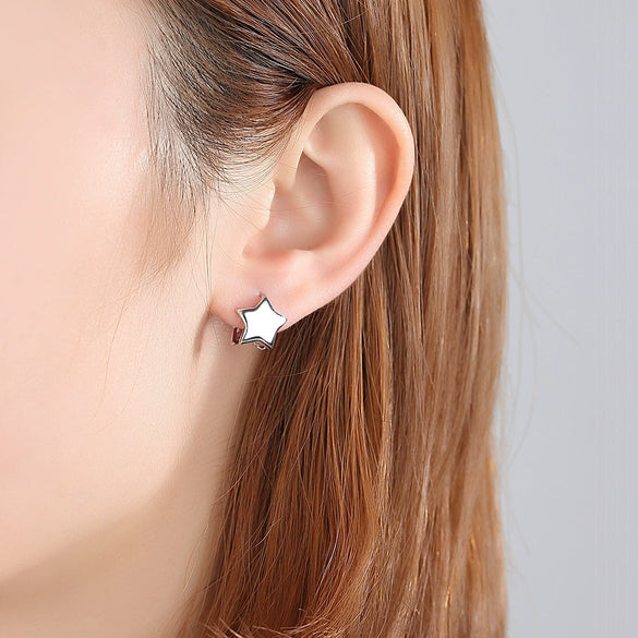 Women's Geometric Copper Electroplated Earrings With Simple Fashion Jewelry Design