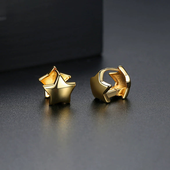 Women's Geometric Copper Electroplated Earrings With Simple Fashion Jewelry Design
