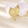 Women's Geometric Copper Imitation Pearl Pastoral Style Electroplated Flower Brooch
