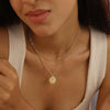 Women's Geometric Copper Layered Chain Necklace With Cubic Zirconia Chic Electroplated Jewelry