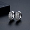Women's Geometric Copper Zircon Earrings With Electroplated Finish Light Luxury Fashion Jewelry For Everyday Wear