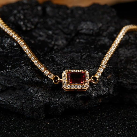 Women's Geometric Crystal And 925 Sterling Silver Ear Studs Set With Gems