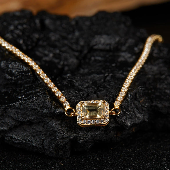 Women's Geometric Crystal And 925 Sterling Silver Ear Studs Set With Gems