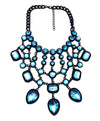 Womens Geometric Rhinestone Alloy Necklaces Jq190416117439