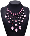 Womens Geometric Rhinestone Alloy Necklaces Jq190416117439