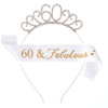 Women's Geometric Diecast Crown Headband And Shoulder Strap Etiquette Belt Set With Electroplating Treatment