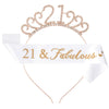 Women's Geometric Diecast Crown Headband And Shoulder Strap Etiquette Belt Set With Electroplating Treatment