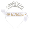 Women's Geometric Diecast Crown Headband And Shoulder Strap Etiquette Belt Set With Electroplating Treatment