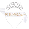 Women's Geometric Diecast Crown Headband And Shoulder Strap Etiquette Belt Set With Electroplating Treatment