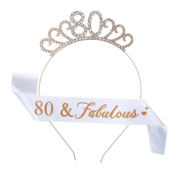 Women's Geometric Diecast Crown Headband And Shoulder Strap Etiquette Belt Set With Electroplating Treatment