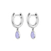 Women's Geometric Dropshaped Copper Plated With Real Gold Zircon Earrings