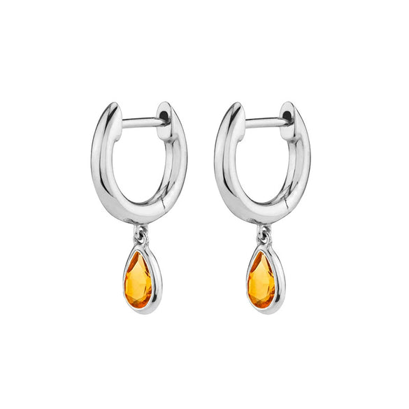 Women's Geometric Dropshaped Copper Plated With Real Gold Zircon Earrings