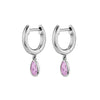 Women's Geometric Dropshaped Copper Plated With Real Gold Zircon Earrings
