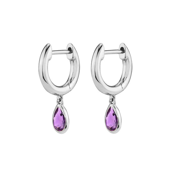 Women's Geometric Dropshaped Copper Plated With Real Gold Zircon Earrings