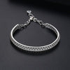 Women's Geometric Hollow Heart Bracelet With Zircon Details Electroplated Copper Simple Fashion Jewelry