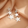 Women's Geometric Leaf Long Drop Earrings Retro Gold Plated Metal Design With Stainless Steel Posts Chic Statement Jewelry Wholesale