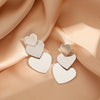 Women's Geometric Leaf Long Drop Earrings Retro Gold Plated Metal Design With Stainless Steel Posts Chic Statement Jewelry Wholesale