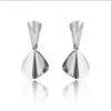 Women's Geometric Metal Sequin Earrings Minimalist Irregular Statement Jewelry With Versatile Modern Design