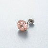 Women's Geometric Metal Titanium Steel Zircon Earrings