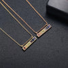 Women's Geometric Mixed Gemstone Pendant Necklace With Electroplated Copper Ochain