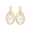Women's Geometric Multilayer Long Drop Earrings Exaggerated Fashion Alloy Ear Pin Jewelry
