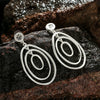Women's Geometric Multilayer Long Drop Earrings Exaggerated Fashion Alloy Ear Pin Jewelry