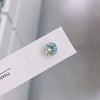 Women's Geometric Octagon Crystal Inlaid Metal Earrings Titanium Steel Screw Cartilage Ear Nail