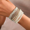 Women's Geometric Pearl Starfish Shell Bracelet