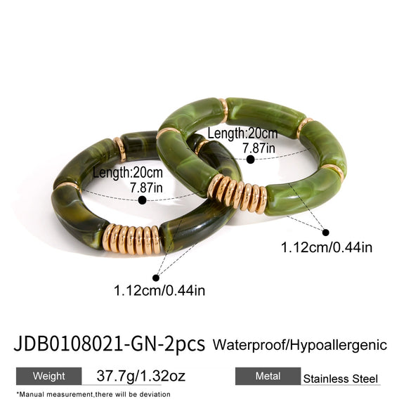 Women's Geometric Plated Stainless Steel Bracelet Hypoallergenic Jewelry For Wholesale