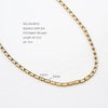 Women's Geometric Rectangular Zircon Pendant Necklace In Stainless Steel With Electroplated Claw Chain Casual Jewelry
