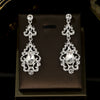Women's Geometric Rhinestone Alloy Earrings Vintage Fashion Statement Jewelry For Everyday Wear And Bridal Occasions