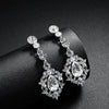 Women's Geometric Rhinestone Alloy Earrings Vintage Fashion Statement Jewelry For Everyday Wear And Bridal Occasions
