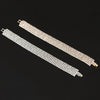 Women's Geometric Rhinestone Bracelet With Electroplated Diamond Style Classic Bridal Stage Jewelry
