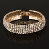 Women's Geometric Rhinestone Bracelet With Electroplated Diamond Style Classic Bridal Stage Jewelry