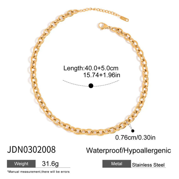 Women's Geometric Rhinestone Crystal Pendant Necklace In Stainless Steel With Vacuum Gold Plating And Lobster Clasp