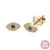 Women's Geometric S925 Silver Earrings With Electroplating