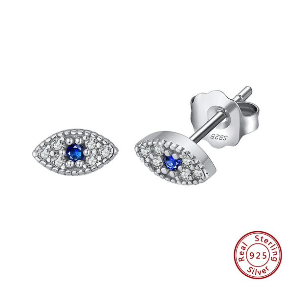 Women's Geometric S925 Silver Earrings With Electroplating