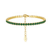 Women's Geometric S925 Sterling Silver Electroplating Tennis Bracelet