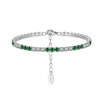Women's Geometric S925 Sterling Silver Electroplating Tennis Bracelet