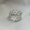Women's Geometric S925 Sterling Silver Ring