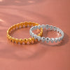 Women’s Geometric Skull Pattern Stainless Steel Bracelet With Gold Plated Finish Stylish Simple Niche Jewelry