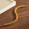 Women's Geometric Stainless Steel Bracelet With 18K Gold Vacuum Plating Simple Stylish Fashion Jewelry