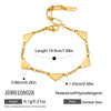 Women's Geometric Stainless Steel Bracelet With Polished Plated Finish And Hypoallergenic Metal Design