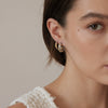 Women's Geometric Stainless Steel Earrings With Titanium Steel Posts And Vacuum Pvd Gold Plating Elegant Jewelry