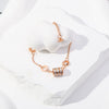 Women's Geometric Stainless Steel Electroplated Bracelet