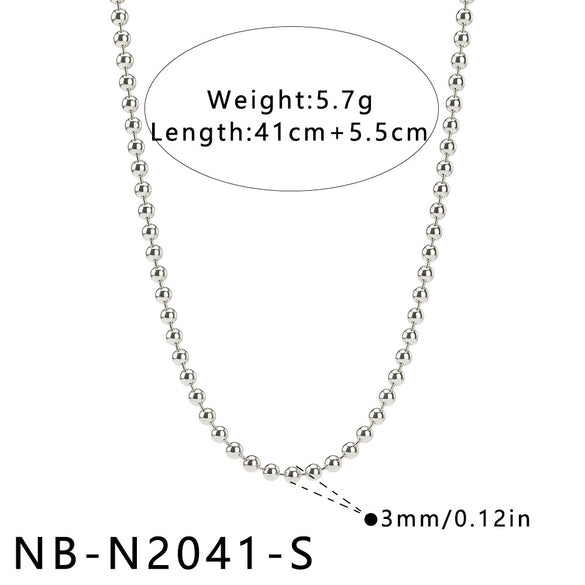 Women's Geometric Stainless Steel Necklace With Gold Plated Finish And Regular Chain Simple Fashion Jewelry Accessory For Wholesale