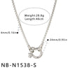 Women's Geometric Stainless Steel Necklace With 18K Gold Vacuum Plating And Regular Chain Light Luxury Fashion Jewelry